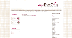 Desktop Screenshot of myfacecook.com.br